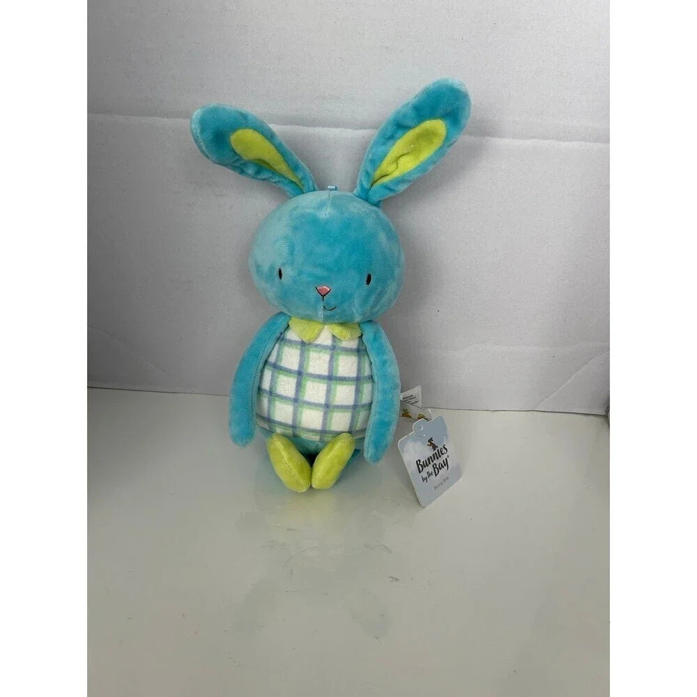 Blue Bunny Rabbit Plush Stuffed Animal Soft Kids toy